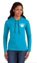 Load image into Gallery viewer, Ladies Outdoor Lightweight Long Sleeve Hooded T-Shirt