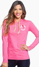 Load image into Gallery viewer, Ladies Inception Lightweight Long Sleeve Hooded T-Shirt