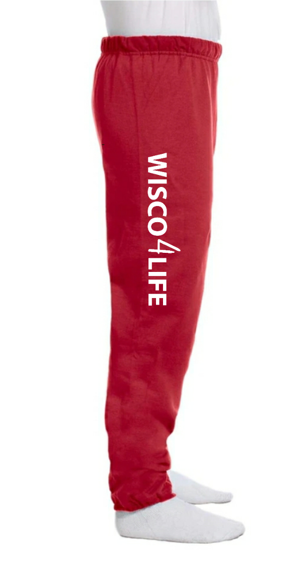 Unisex Wisco4life Scrunch Bottom Sweatpants