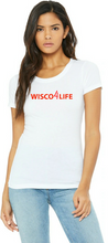Load image into Gallery viewer, Ladies Wisco4Life SlimFit Short-Sleeve T-Shirt
