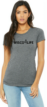 Load image into Gallery viewer, Ladies Wisco4Life SlimFit Short-Sleeve T-Shirt