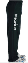 Load image into Gallery viewer, Unisex Wisco4life Open Bottom Sweatpants