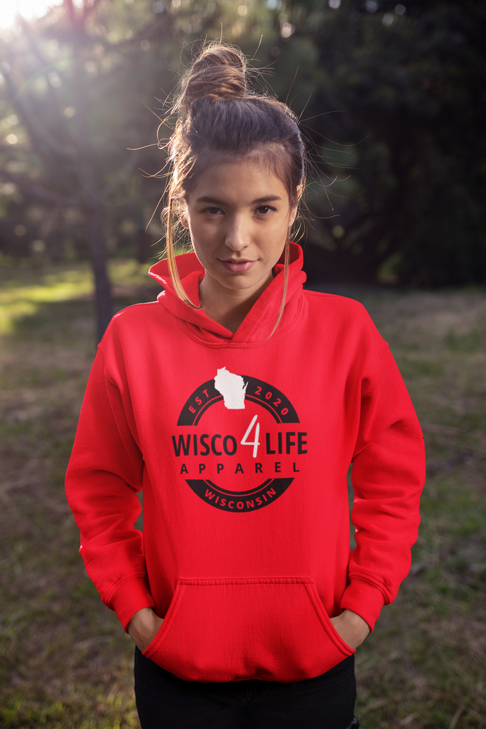 Unisex Wisco4Life Hooded Sweatshirt