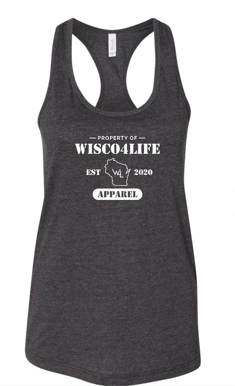 Womens Property of Wisco4Life Tank