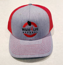 Load image into Gallery viewer, Wisco4Life Classic Trucker Snapback Cap
