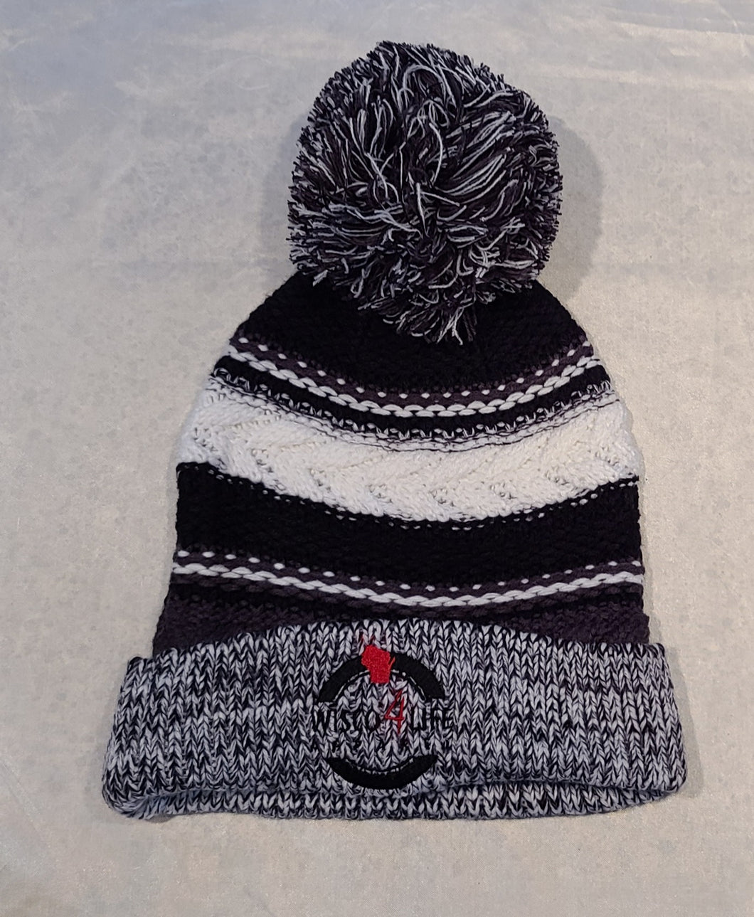 Unisex Wisco4Life Pom Pom Beanie