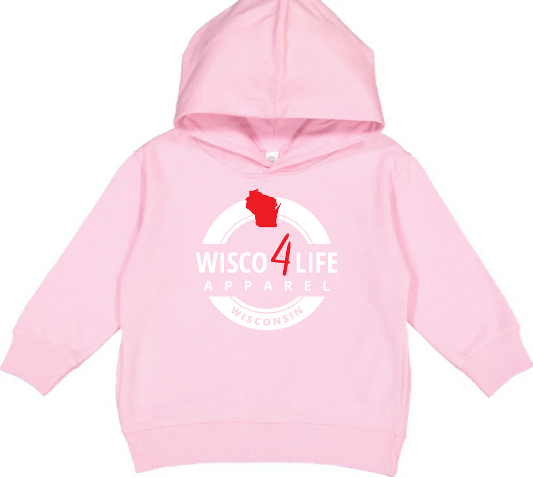Toddler Wisco4Life Inception Pullover Fleece Hoodie