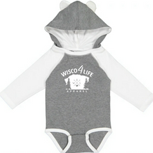 Load image into Gallery viewer, Infant Wisco4Life Outdoor Long-sleeve Bodysuit with Ears
