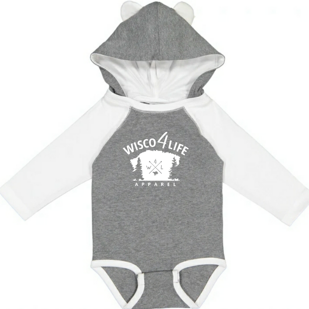 Infant Wisco4Life Outdoor Long-sleeve Bodysuit with Ears