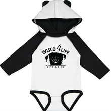 Load image into Gallery viewer, Infant Wisco4Life Outdoor Long-sleeve Bodysuit with Ears
