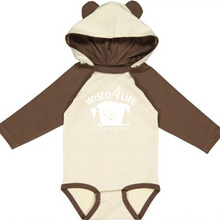 Load image into Gallery viewer, Infant Wisco4Life Outdoor Long-sleeve Bodysuit with Ears
