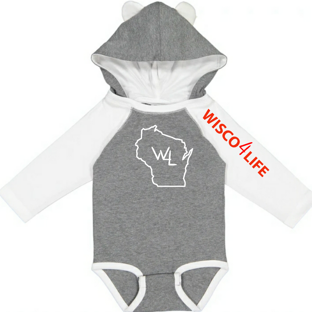 Infant Wisco4Life Long-sleeve Bodysuit with Ears
