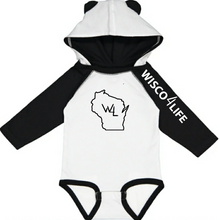 Load image into Gallery viewer, Infant Wisco4Life Long-sleeve Bodysuit with Ears
