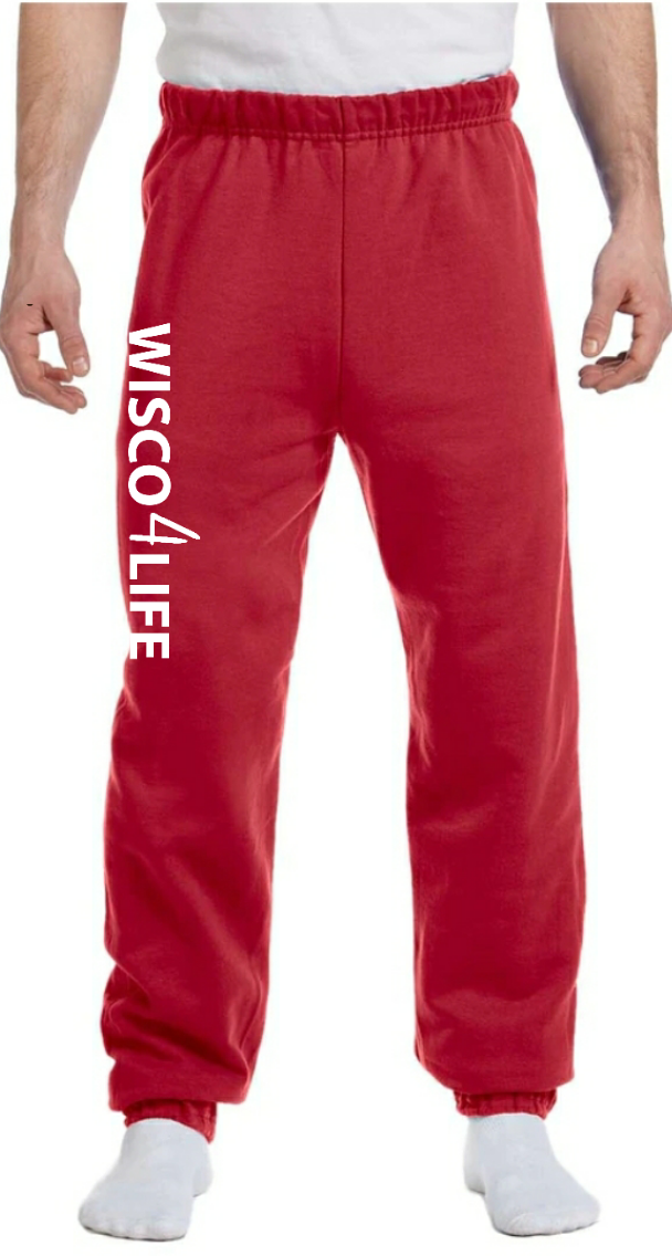Unisex Wisco4life Scrunch Bottom Sweatpants