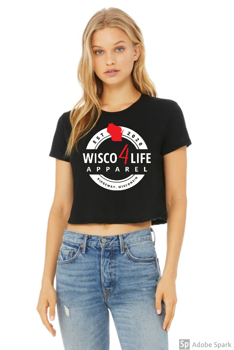 Ladies Wisco4Life Inception Crop Top