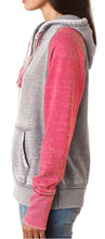 Load image into Gallery viewer, Ladies Wisco4Life Zen Contrast Pullover Hood
