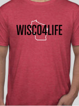 Load image into Gallery viewer, Unisex Wisco4Life w/State Outline
